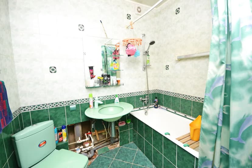 2 комн., 46 м², Инд. планировка 9