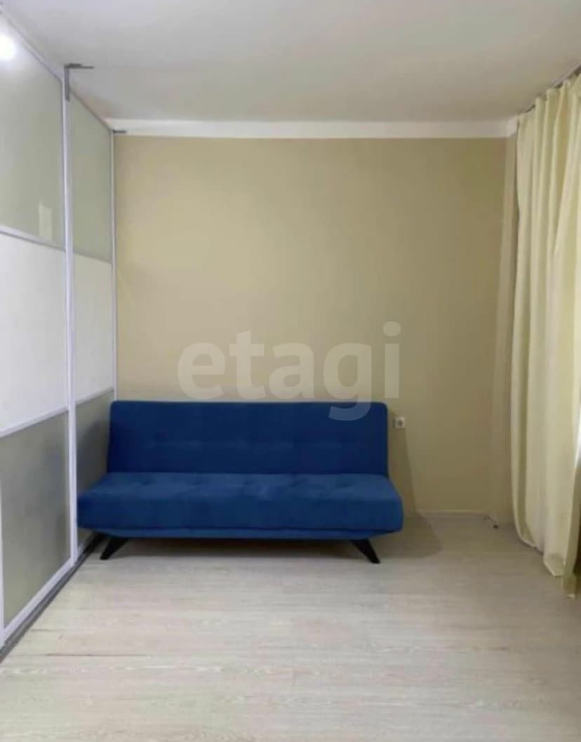 Студия, 30 м², Монолитно-каркасный