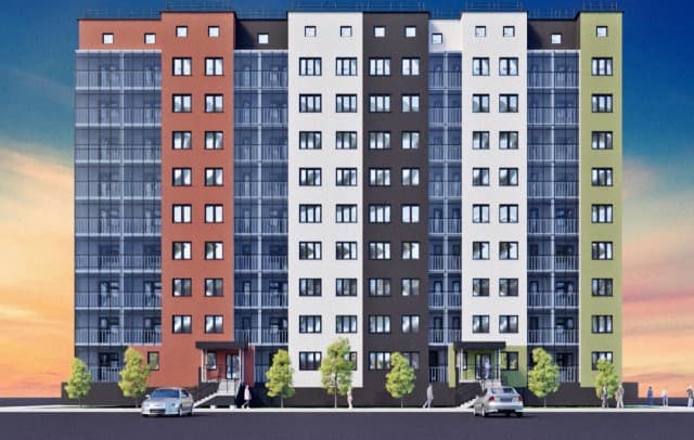 2 комн., Монолитно-каркасный, Областная больница, рынок "Манньыаттаах" 12
