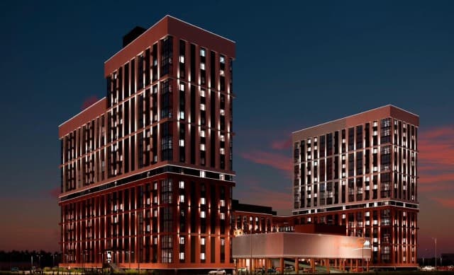 1 комн., 35 м², Инд. планировка 4