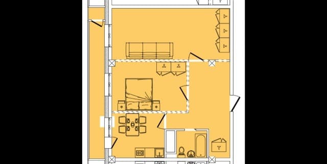 2 комн., 70 м², Монолитно-каркасный, Вилюйский тракт 4