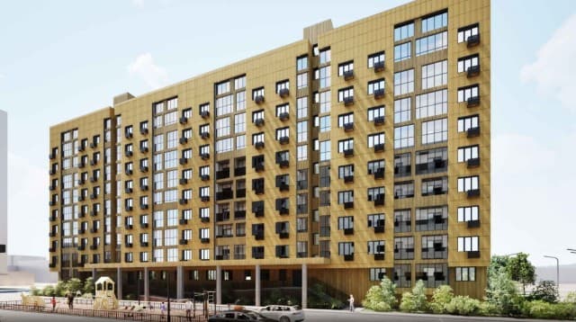 1 комн., 35 м², Монолитно-каркасный, Другие районы