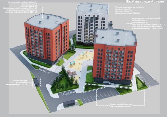Студия, 30 м², Инд. планировка