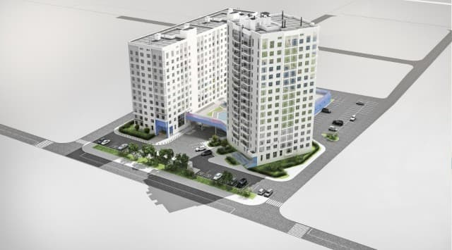 1 комн., 44 м², Монолитно-каркасный, Покровский тракт