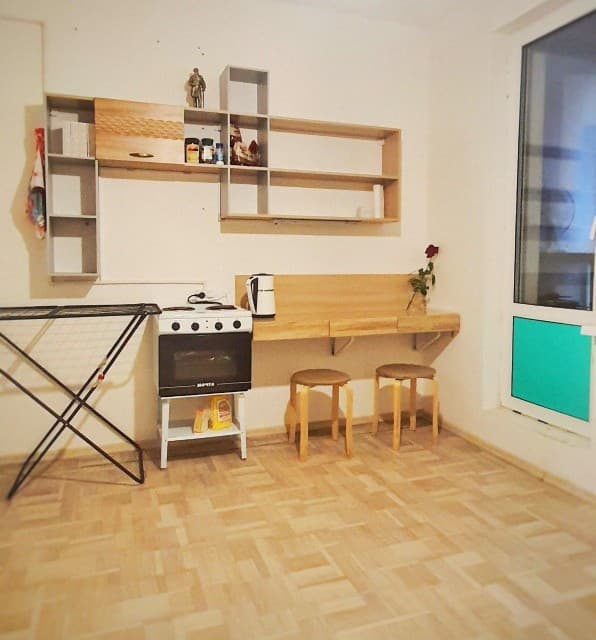 Студия, 20 м², Монолитно-каркасный, Сайсары 6
