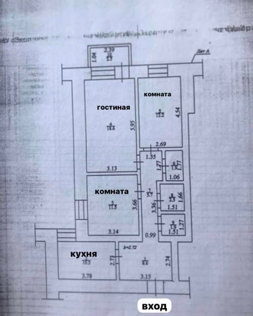 3 комн., 75 м², Инд. планировка, Манчаары 15