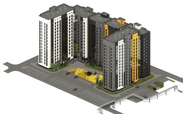1 комн., 39 м², Монолитно-каркасный, Сайсары 11