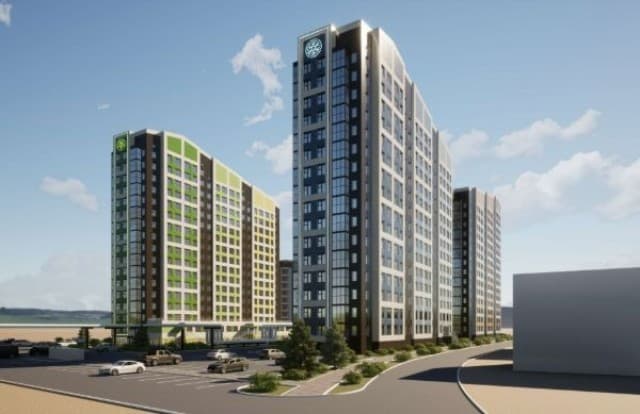 1 комн., 29 м², Монолитно-каркасный, Апельсин