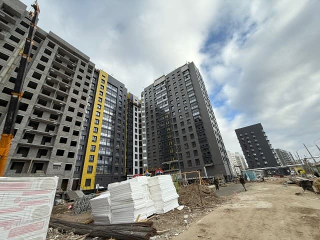 2 комн., 45 м², Монолитно-каркасный, Сайсары