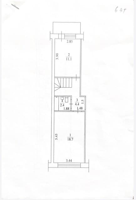 3 комн., 79 м², 112 серия, Глазная больница 7