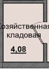 Кладовка, 4.1 м²