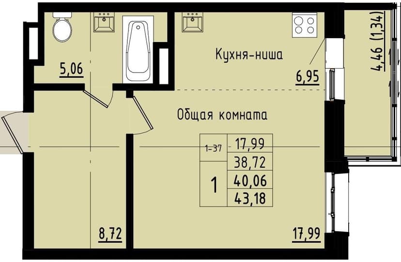 Квартира 37 1