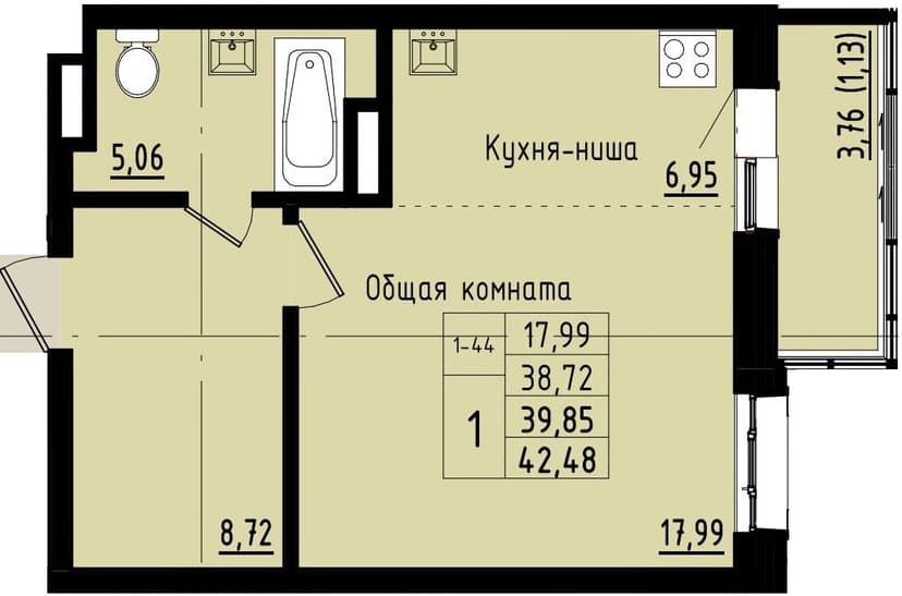 Квартира 44 1